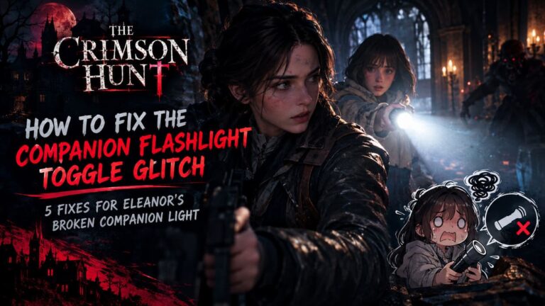How to Fix The Crimson Hunt Companion Flashlight Toggle Glitch: Complete Guide