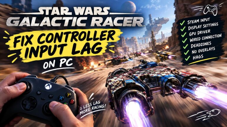 How to Fix Controller Input Lag in STAR WARS: Galactic Racer (PC)