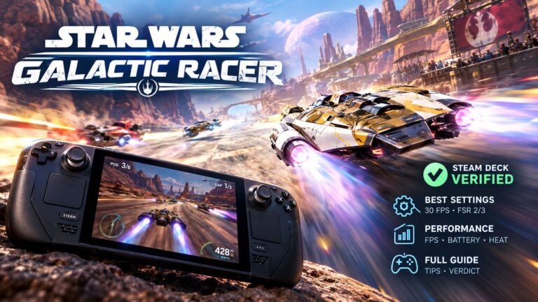 Star Wars Galactic Racer Steam Deck Performance Guide: Best Settings and Verification Status