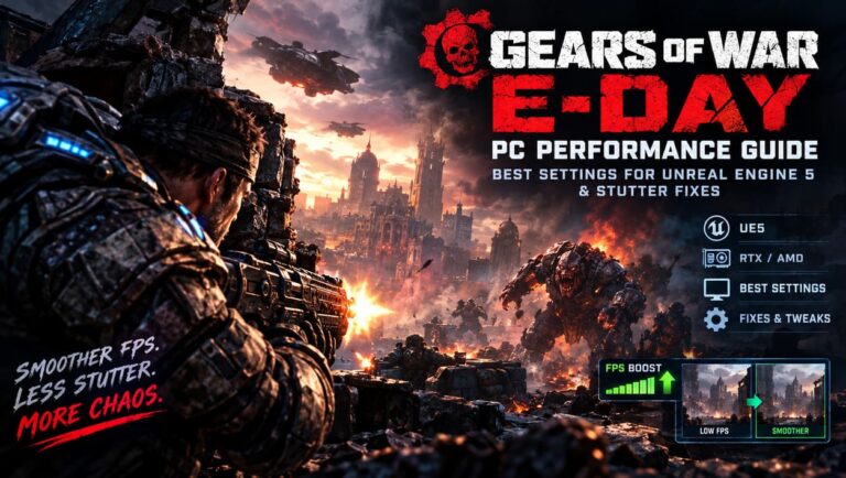 Gears of War: E-Day PC Performance Guide — Best Settings for Unreal Engine 5 & Stutter Fixes