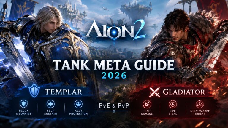 Aion 2 Tank Meta Guide 2026: Gladiator vs Templar for End-Game PvE and PvP Aion 2 Tank Meta Guide 2026: Gladiator vs Templar for End-Game PvE and PvP