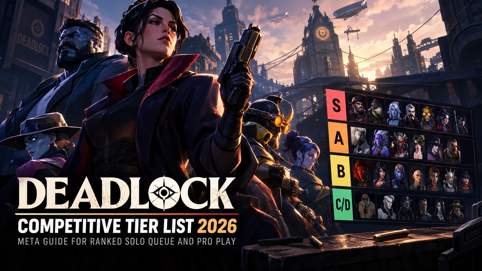 Deadlock Competitive Tier List 2026: Meta Guide for Ranked Solo Queue and Pro Play Deadlock Competitive Tier List 2026: Meta Guide for Ranked Solo Queue and Pro Play