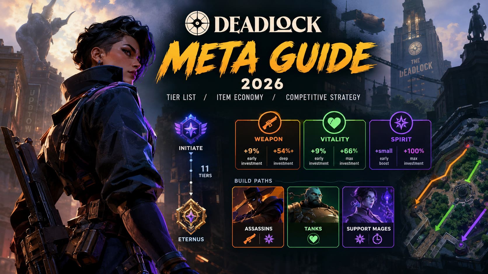 Deadlock Meta Guide 2026: Tier List, Item Economy, and Competitive Strategy