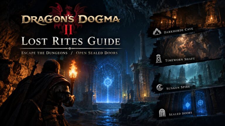 Dragon's Dogma 2 Lost Rites Guide: How to Escape the Dungeons and Open Sealed Doors Dragon’s Dogma 2 Lost Rites Guide: How to Escape the Dungeons and Open Sealed Doors
