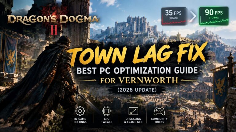 Dragon's Dogma 2 Town Lag Fix: Best PC Optimization Guide for Vernworth (2026 Update) Dragon’s Dogma 2 Town Lag Fix: Best PC Optimization Guide for Vernworth (2026 Update)